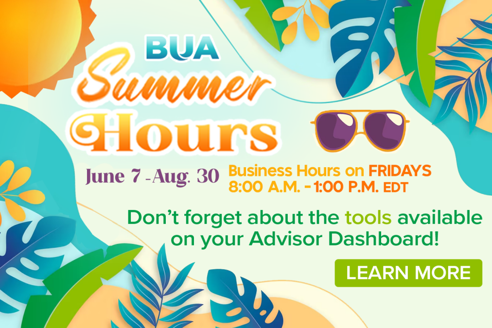 BUA Summer Hours 2024 Website Tools